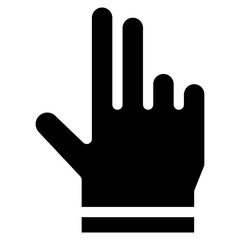 Vector Icon hold, hand, hands and gestures, gestures, sign
