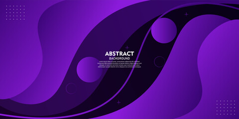 Abstract minimal purple wave 3D background. Simple wave and line color geometric pattern. Modern banner design. Vector Eps10