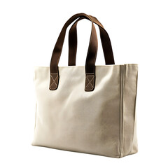 Trendy Canvas Bag with Modern Graphic and Relaxed Isolated on Transparent Background