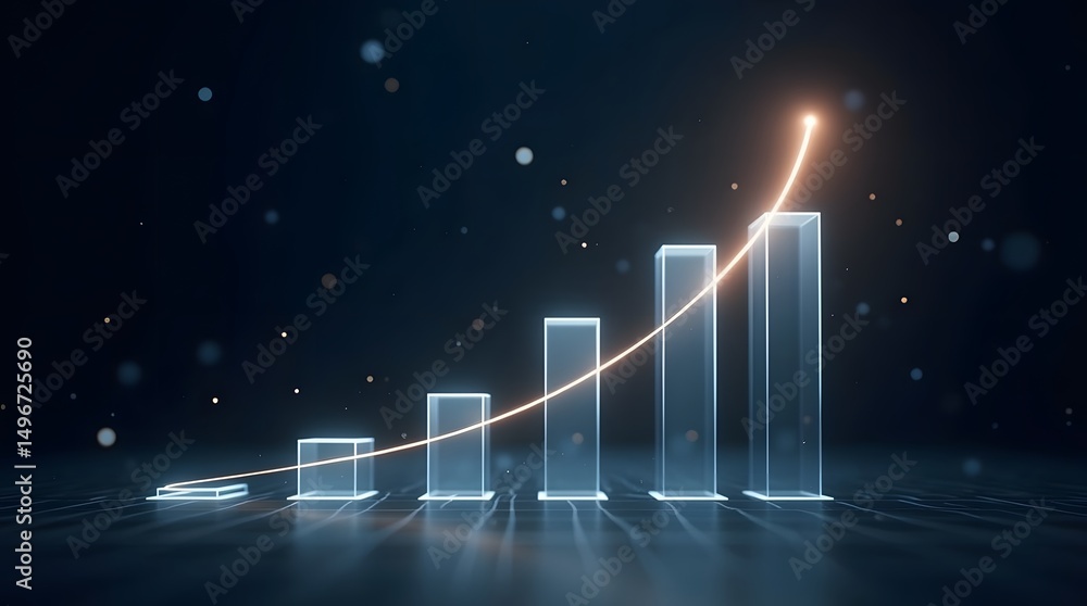 Poster unlocking exponential growth strategies for achieving business success and financial prosperity thro