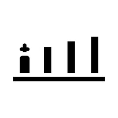 mortality glyph icon