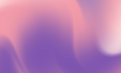 Soft abstract gradient of purple and peach hues with gentle light flow. Dreamy modern background