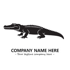 Crocodile logo company design vector illustration