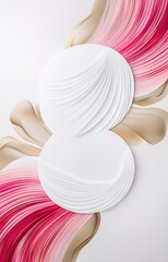 hair curlers on a white background