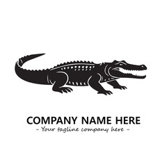Crocodile logo company design vector illustration