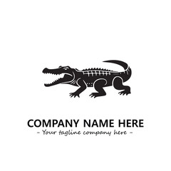 Crocodile logo company design vector illustration