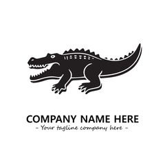 Crocodile logo company design vector illustration
