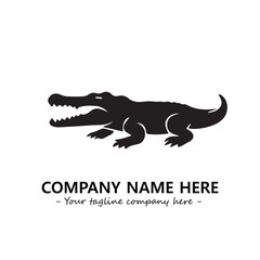 Crocodile logo company design vector illustration