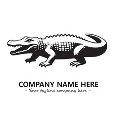 Crocodile logo company design vector illustration