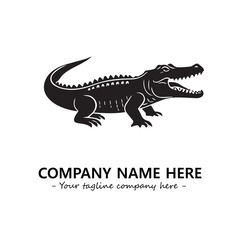 Crocodile logo company design vector illustration