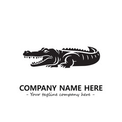 Crocodile logo company design vector illustration