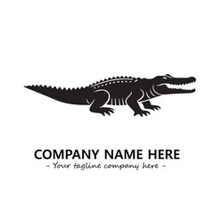 Crocodile logo company design vector illustration