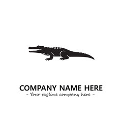 Crocodile logo company design vector illustration