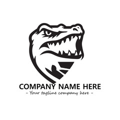 Crocodile logo company design vector illustration