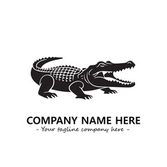 Crocodile logo company design vector illustration