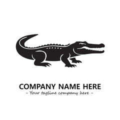Crocodile logo company design vector illustration
