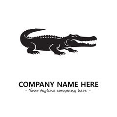 Crocodile logo company design vector illustration