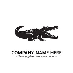 Crocodile logo company design vector illustration
