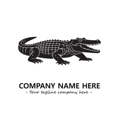 Crocodile logo company design vector illustration