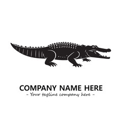 Crocodile logo company design vector illustration