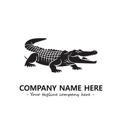Crocodile logo company design vector illustration
