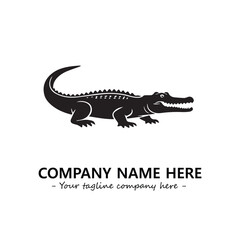 Crocodile logo company design vector illustration