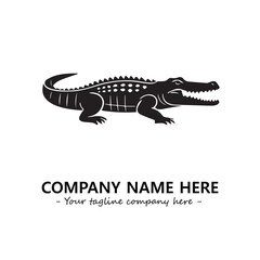 Crocodile logo company design vector illustration