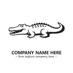 Crocodile logo company design vector illustration