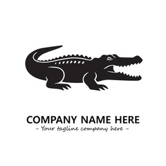Crocodile logo company design vector illustration