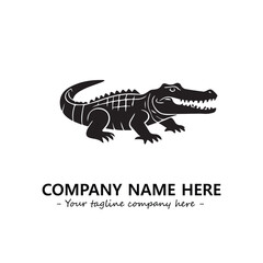 Crocodile logo company design vector illustration