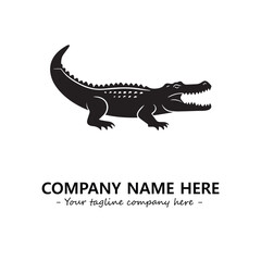 Crocodile logo company design vector illustration