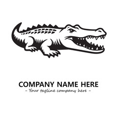 Crocodile logo company design vector illustration