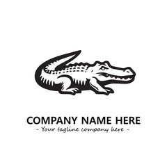 Crocodile logo company design vector illustration