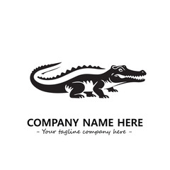 Crocodile logo company design vector illustration