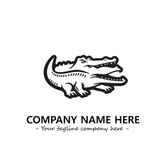Crocodile logo company design vector illustration
