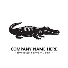 Crocodile logo company design vector illustration