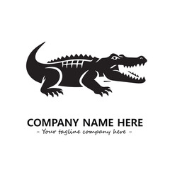Crocodile logo company design vector illustration