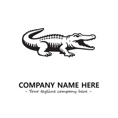 Crocodile logo company design vector illustration