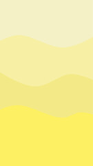 Layered Yellow Wave Abstract Background