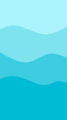 Layered Light Blue Wave Abstract Background