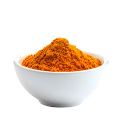 Aromatic Turmeric Powder in White Bowl