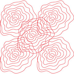 Geomatric pattern design ready for print