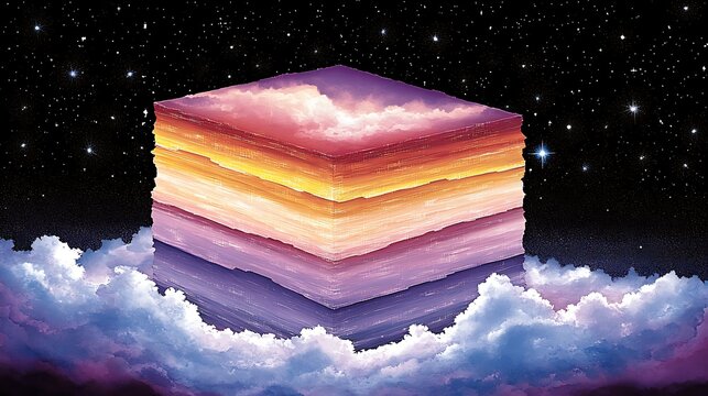 An antimatter halo around a rotating, layered hypercube of information structure in a Gemini experiment.