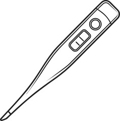 vector thermometer icon