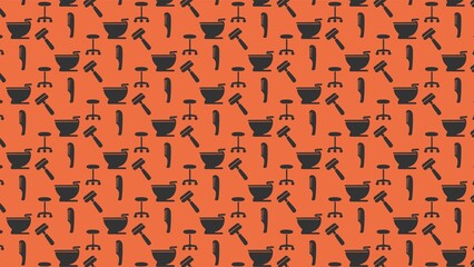 SEAMLESS VECTOR WASHROOM PATTERN DESIGN