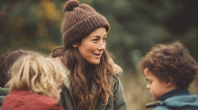 Empowering children through nature education on climate change outdoor setting informative session engaging perspective