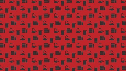 Vector seamless salon pattern design