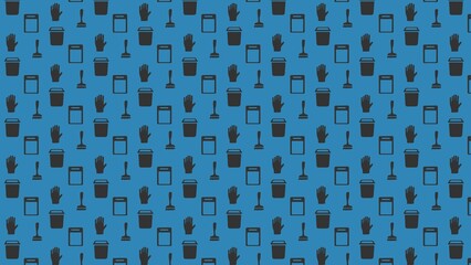 Vector seamless salon pattern design