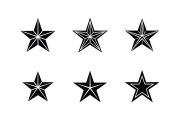 Obraz premium star icon silhouette vector illustration