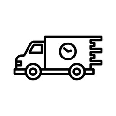 Pending Delivery, on process, Shopping and E-commerce Icon